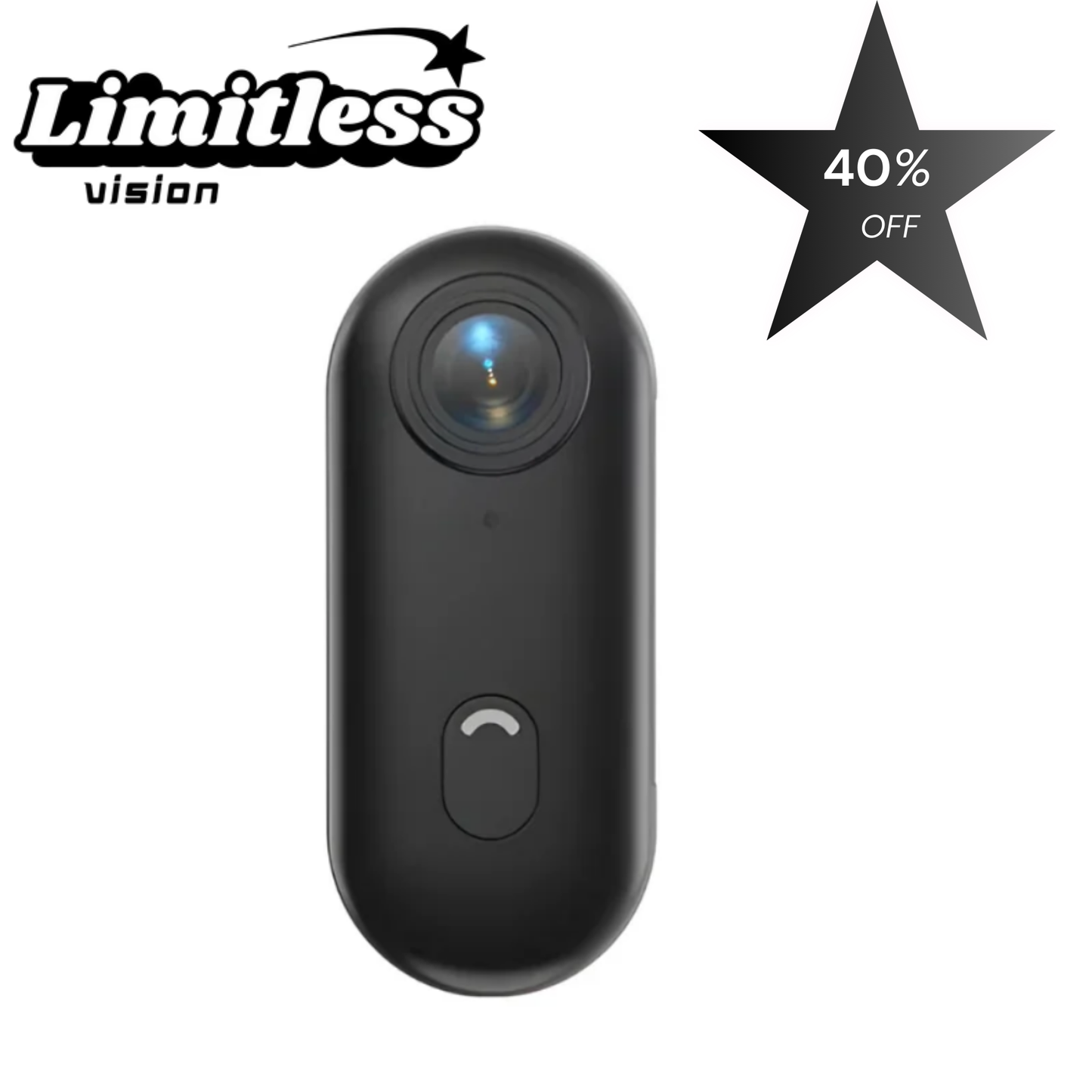 Limitless Vision Pod – 4K Hands-Free POV Camera